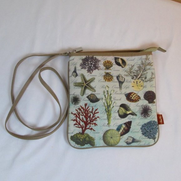 Modern Vintage Handbags - Modern Vintage Cross Body Sea Shell hand Bag Pre-owned Good Condition 10…